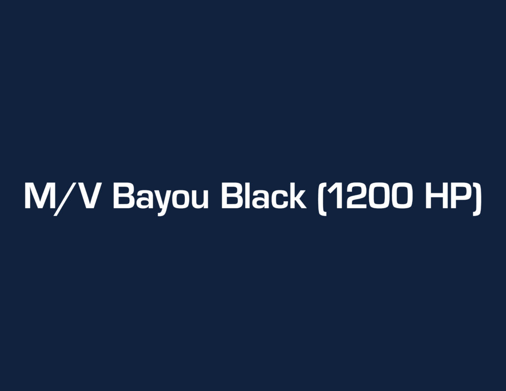 Pushboat "Bayou Black" - Turn Services